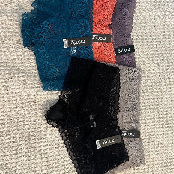 NWT Lot of 5 Mamia Lace Panties, Size XL - Picture 1 of 3